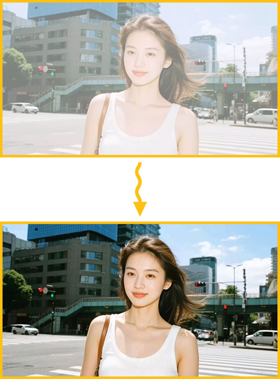 视频过曝后期能调吗，教你用爱剪辑一键调回来